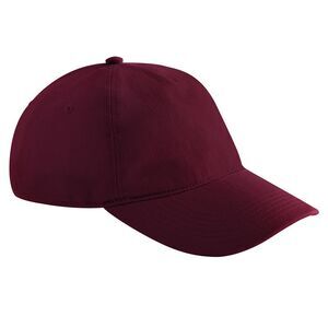 Beechfield Leisure Brushed Cotton Twill Cap / Burgundy